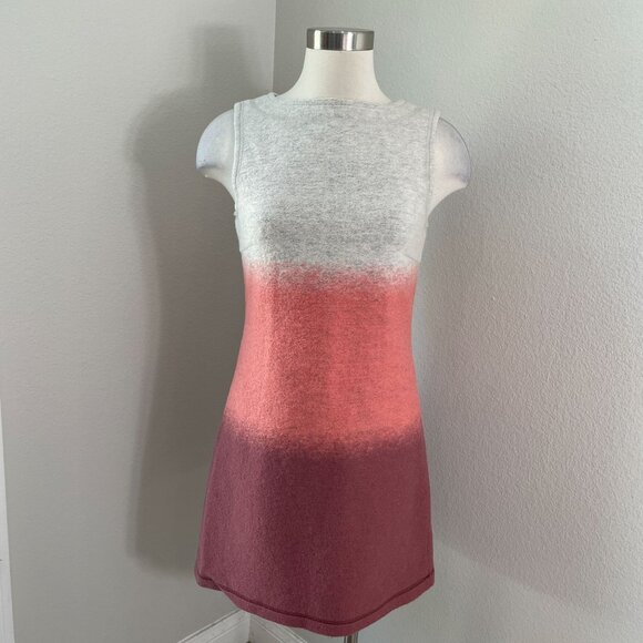 NEW Anthropologie Hoss Intropia Womens XS Sienna Wool Ombre Dress Sleeveless - Picture 1 of 12
